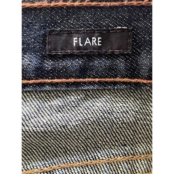 Calvin Klein Flare Jeans Womens Size 16 Blue Medium Wash Denim Mid Rise - Picture 8 of 13